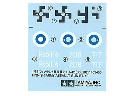 タミヤ 1/35 MM No.318 フィンランド軍突撃砲 BT-42
