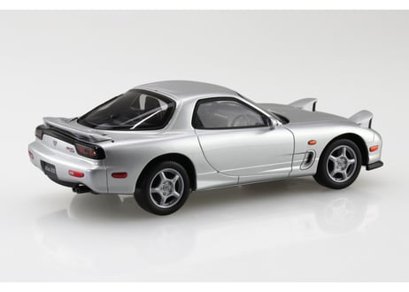 アオシマ 1/32 楽プラ スナップキット No.04-SS アンフィニ FD3S RX-7(シルバーストーンメタリック)