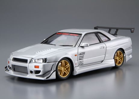アオシマ 1/24 ザ･チューンドカー No.50 C-WEST BNR34 スカイラインGT-R '02（ニッサン）
