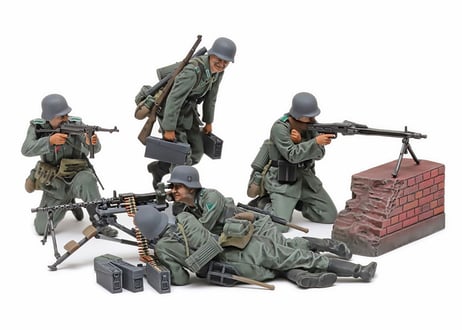 タミヤ 1/35 MM No.386 ドイツ機関銃チーム (大戦中期)
