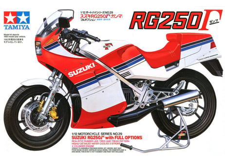 タミヤ 1/12 オートバイ No.29 スズキ RG250Γ (ガンマ) フルオプション（スケール特別販売商品）