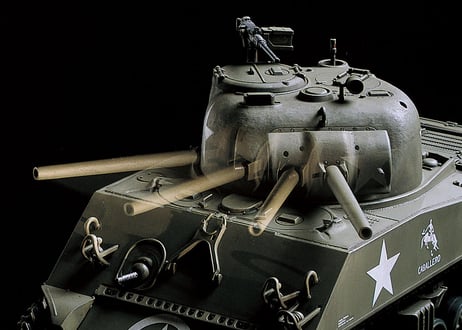 タミヤ 1/35RCタンク No.17 アメリカ M4A3シャーマン戦車 (専用プロポ付き)(組立キット)【代引・クレカ不可】