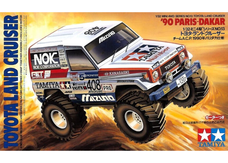 タミヤ 1/32 ミニ四駆 No.13 トヨタ ランドクルーザー（チームACP 1990
