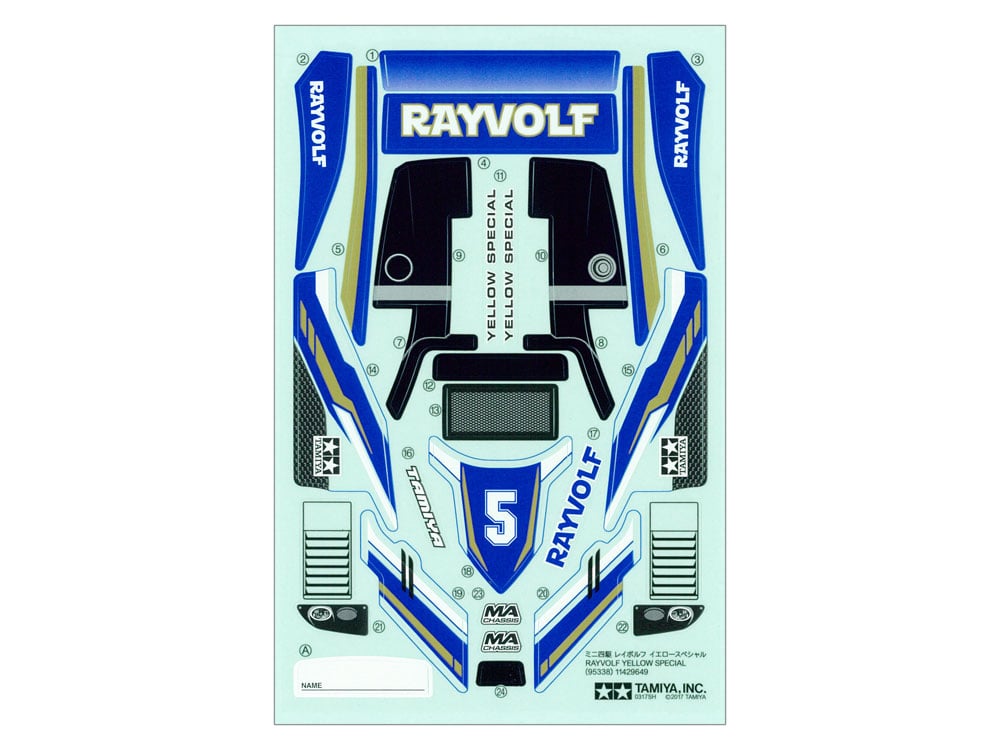 ミニ四駆　ポリカセット タミヤ 1/32 ミニ四駆PRO 95572 レイボルフ ポリカボディ