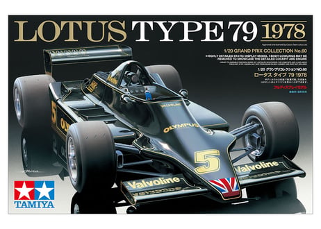タミヤ 1/20 グランプリコレクション No.60 ロータス タイプ79 1978