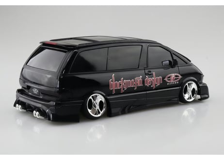 アオシマ 1/24 ザ･チューンドカー No.96 ブラックマフィア TCR11W エスティマ '98 (トヨタ)