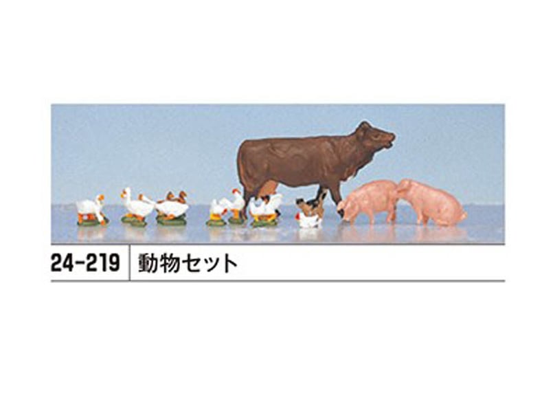 KATO Nゲージ 動物セット 24-219 ジオラマ用品 wyw801m KATO 24-219 動物セット | ウエサカ模型店