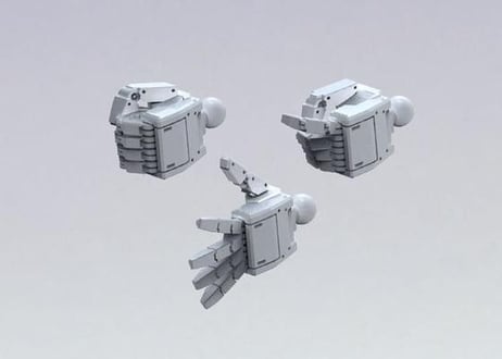 バンダイ 1/144 MSハンド03（連邦系・Sサイズ）（BPHD-22）