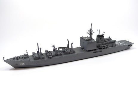 アオシマ 1/700 WL No.033 海上自衛隊 補給艦 ましゅう