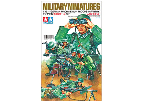 タミヤ 1/35 MM No.38 ドイツ歩兵 機関銃チームセット