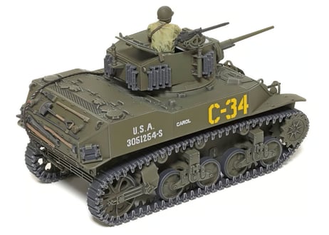 タミヤ 1/48 MM No.106 アメリカ軽戦車 M5A1 スチュアート