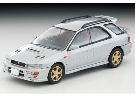 トミーテック 1/64 TLV-N281c スバル インプレッサ ピュアスポーツワゴン WRX STi Ver.V（銀）98年式