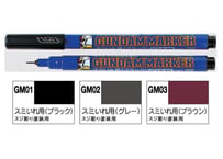 GSIクレオス GM01 スミ入れ用(ブラック) 極細タイプ