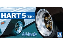 アオシマ 1/24 ザ･チューンドパーツ No.65 ハート5(5H) 14インチ 【絶版】