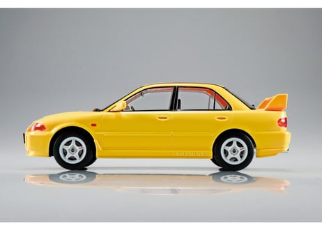 アオシマ 1/24 楽プラ スナップカー No.04-DY CE9A ランサーGSRエボリューションⅢ 1995 ダンデライオンイエロー