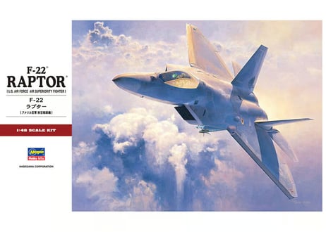 ハセガワ 1/48 航空機 PT45 F-22 ラプター アメリカ空軍 制空戦闘機