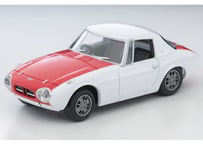 トミーテック 1/64 TLV-215a トヨタ スポーツ800 カスタムカラー仕様（白／赤）65年式