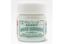 GSIクレオス HSF02 水性ホワイトサーフェイサー1000(ビン入・40ml)