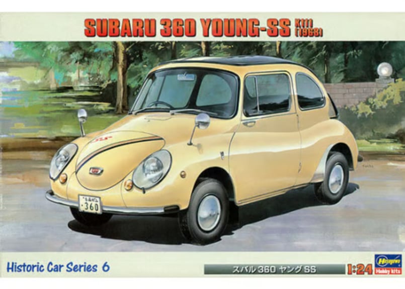 (未使用･未開封品)　ハセガワ 1/24 スバル 360 ヤング SS プラモデル HC6 ar3p5n1 ハセガワ HC-6 1/24 スバル 360 ヤング SS “1968” | ウエサカ模型店
