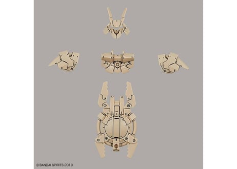 バンダイ 30MM 1/144 近接格闘用オプションアーマー[ポルタノヴァ用/サンドイエロー](OP-06)