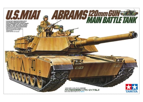 タミヤ 1/35 MM No.156 アメリカ M1A1 ビッグガンエイブラムス
