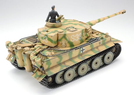 タミヤ 1/35 MM No.216ドイツ重戦車 タイガーI 初期生産型