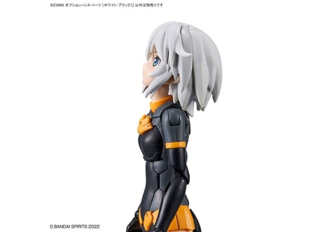 バンダイ 30MS オプションハンドパーツ ［ホワイト/ブラック］
