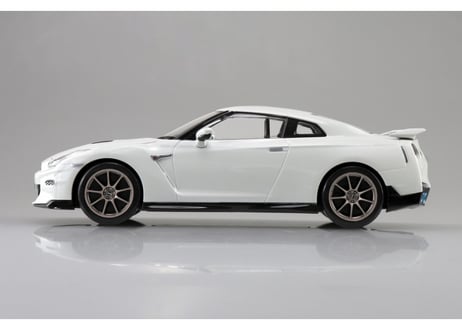 アオシマ 1/32 楽プラ スナップキット No.03-BW ニッサン R35 NISSAN GT-R 2024(ブリリアントホワイトパール)