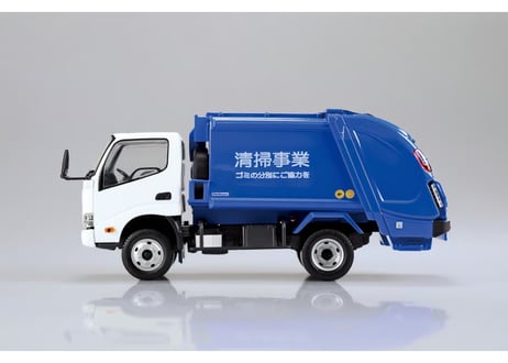 アオシマ 1/32 楽プラ スナップキット No.25-PK 日野 デュトロ パッカー車