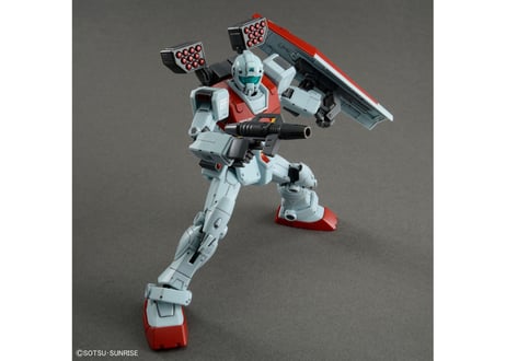 バンダイ HG 1/144 ジム (ショルダー・キャノン装備/ミサイルポッド装備)