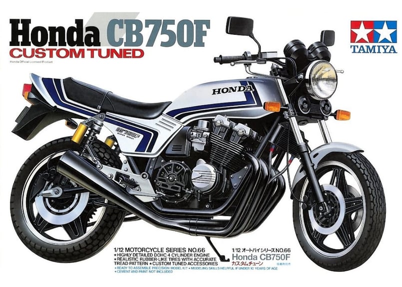タミヤ 1/12 オートバイ No.66 Honda CB750F・カスタムチューン タミヤ 1/12 オートバイ No.66 Honda CB750F・カスタムチューン