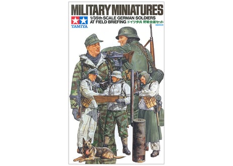 タミヤ 1/35 MM No.212 ドイツ歩兵 野戦会議セット