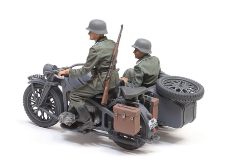 タミヤ 1/35 MM No.384 ドイツ軍用サイドカー KS600
