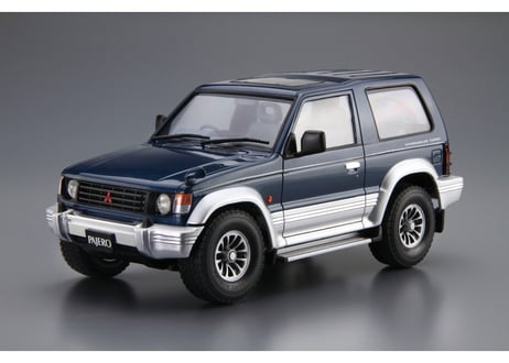 アオシマ 1/24 ザ･モデルカー No.103 ミツビシ V24WG パジェロ メタルトップワイドXR-Ⅱ '91