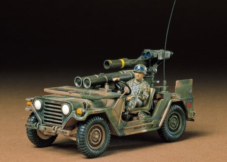 タミヤ 1/35 MM No.125 M151A2トウミサイルランチャー