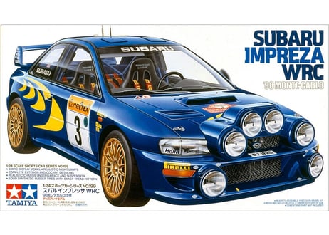 タミヤ 1/24 スポーツカー No.199 スバルインプレッサWRC '98モンテカルロ仕様