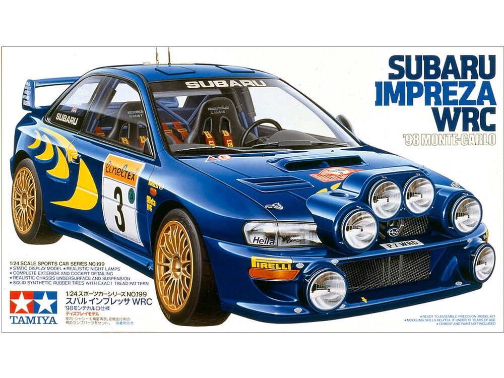 タミヤ 1/24 スポーツカー No.199 スバルインプレッサWRC '98