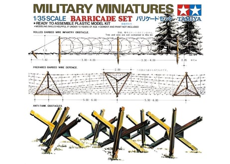 タミヤ 1/35 MM No.27 バリケードセット