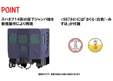 TOMIX 98784 国鉄14系14形特急寝台客車(さくら)基本セット