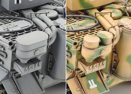 タミヤ 1/35 MM No.216ドイツ重戦車 タイガーI 初期生産型