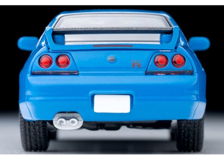 トミーテック 1/64 TLV-N308e 日産 スカイライン GT-R V-spec LMリミテッド（チャンピオンブルー）96年式