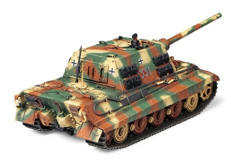 タミヤ 1/48 MM No.69 ドイツ重駆逐戦車 ヤークトタイガー 初期生産型