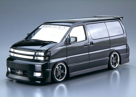 アオシマ 1/24 ザ･チューンドカー No.43 ファブレス APE50 エルグランド '00（ニッサン）【絶版】