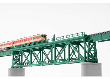 TOMIX 3267 上路式単線トラス鉄橋S280(F)(深緑)(PC橋脚・2本付)