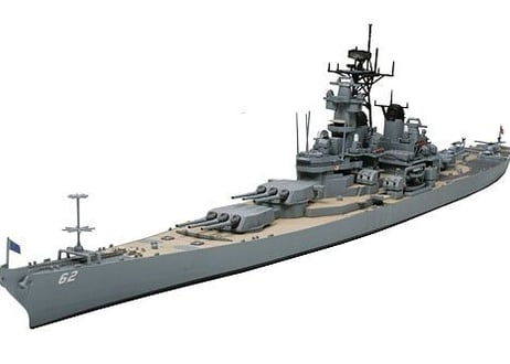 タミヤ 1/700 WL No.614 アメリカ海軍 戦艦ニュージャージー