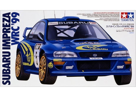 タミヤ 1/24 スポーツカー No.218 スバル インプレッサ WRC '99