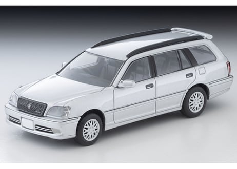 トミーテック 1/64 TLV-N355a トヨタ クラウンエステート アスリートV（銀）2001年式
