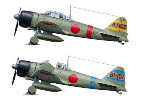 タミヤ 1/32 エアークラフト No.17 三菱 海軍零式艦上戦闘機二一型