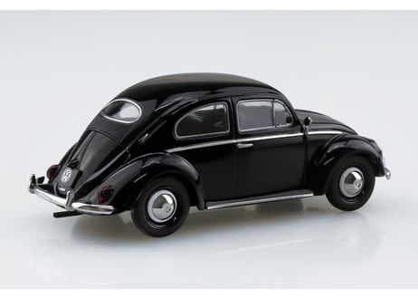 アオシマ 1/32 楽プラ スナップキット No.20-BK フォルクスワーゲン ビートル(ブラック)