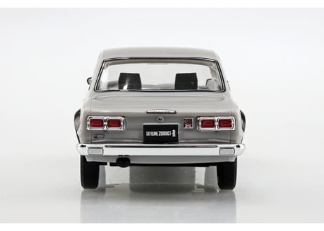 アオシマ 1/32 楽プラ スナップキット No.16-SV ニッサン C10 スカイライン 2000GT-R(シルバー)